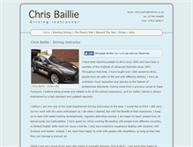 Tablet Screenshot of chrisbaillie.co.uk